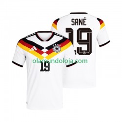 Camisola Alemanha Leroy Sane 19 Homem Equipamento Primeiro Copa do Mundo 2026 Manga Curta